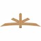 Ekena Millwork Alberta Smooth Timber Gable Bracket, Western Red Cedar, 84"W x 28"H x 1 1/2"D x 5 1/2"F, 8/12 Pitch GBW084X28X0206ALB00SWR - alternate 1